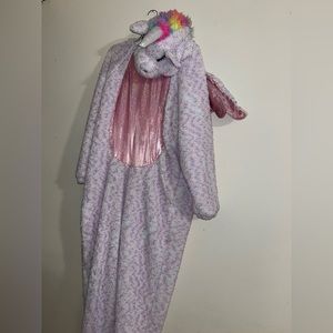 Unicorn Sherpa onesie
